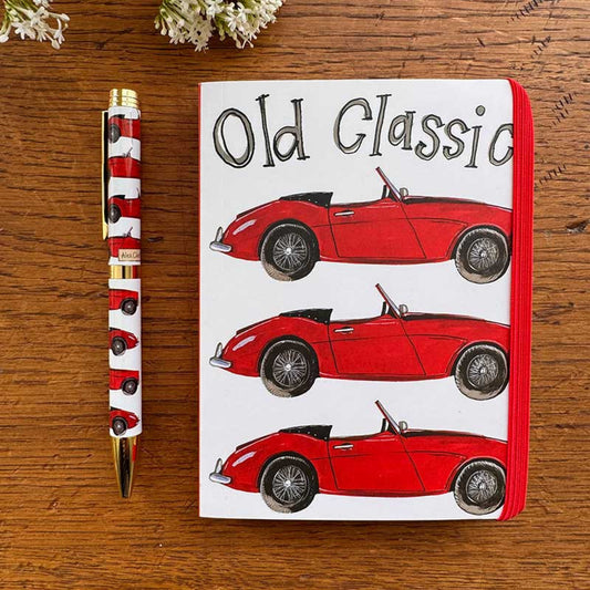 Classic Car Small Chunky Notebook
