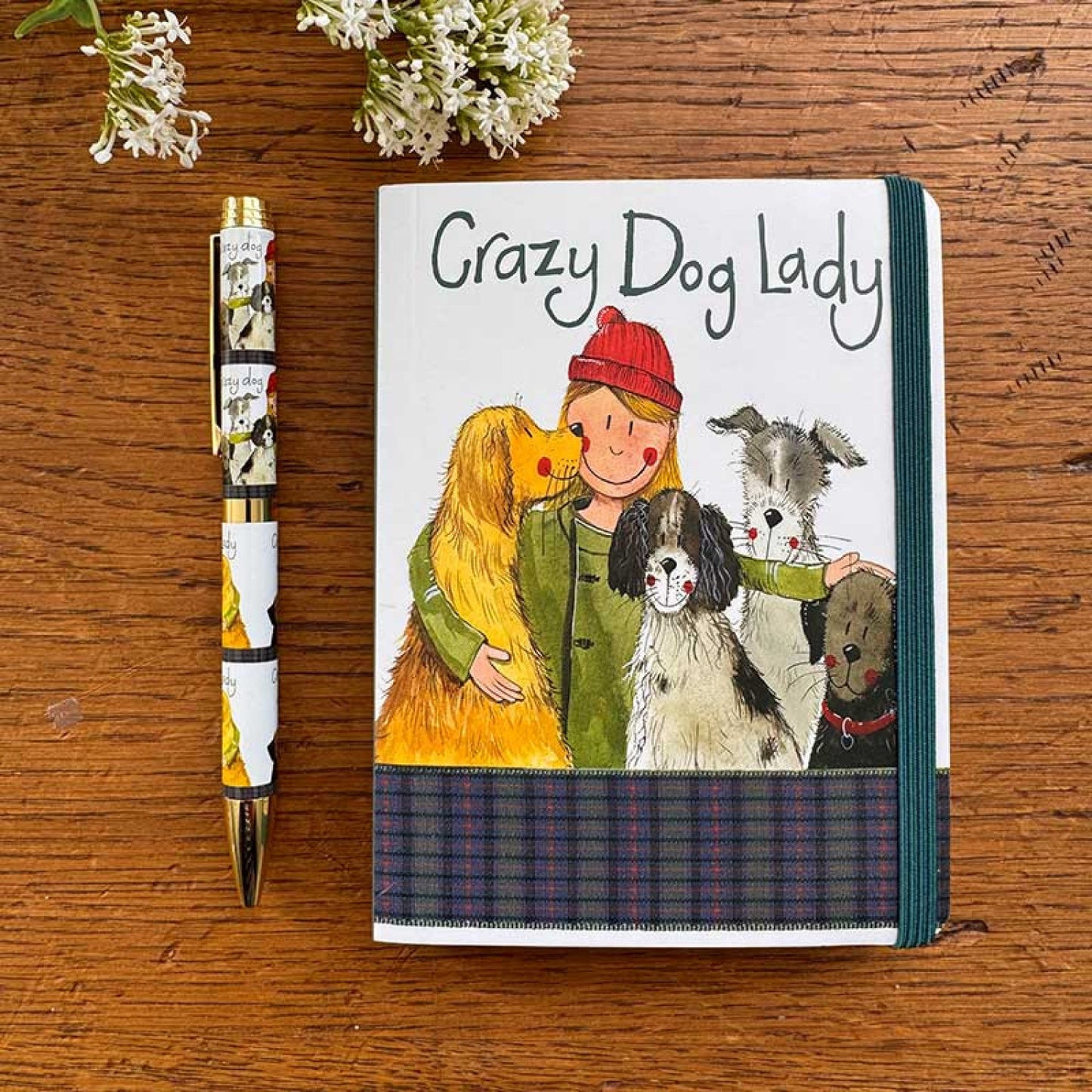 Crazy Dog Lady Small Chunky Notebook