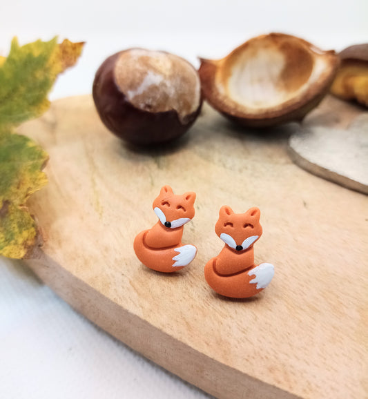 Fox Earring Studs