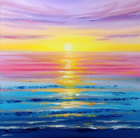 Seascape Canvas - Sunset