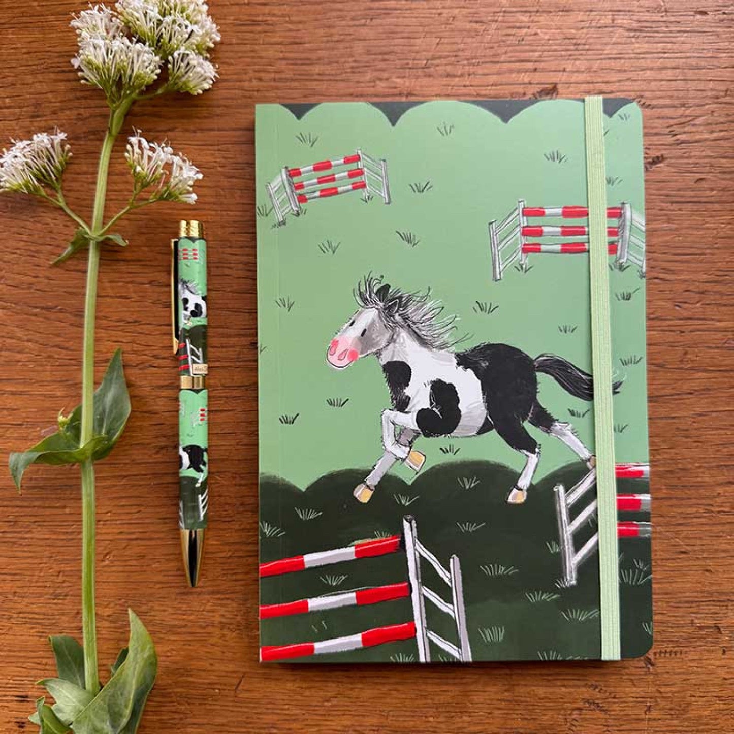 Horse Jumping Large Chunky Notebook
