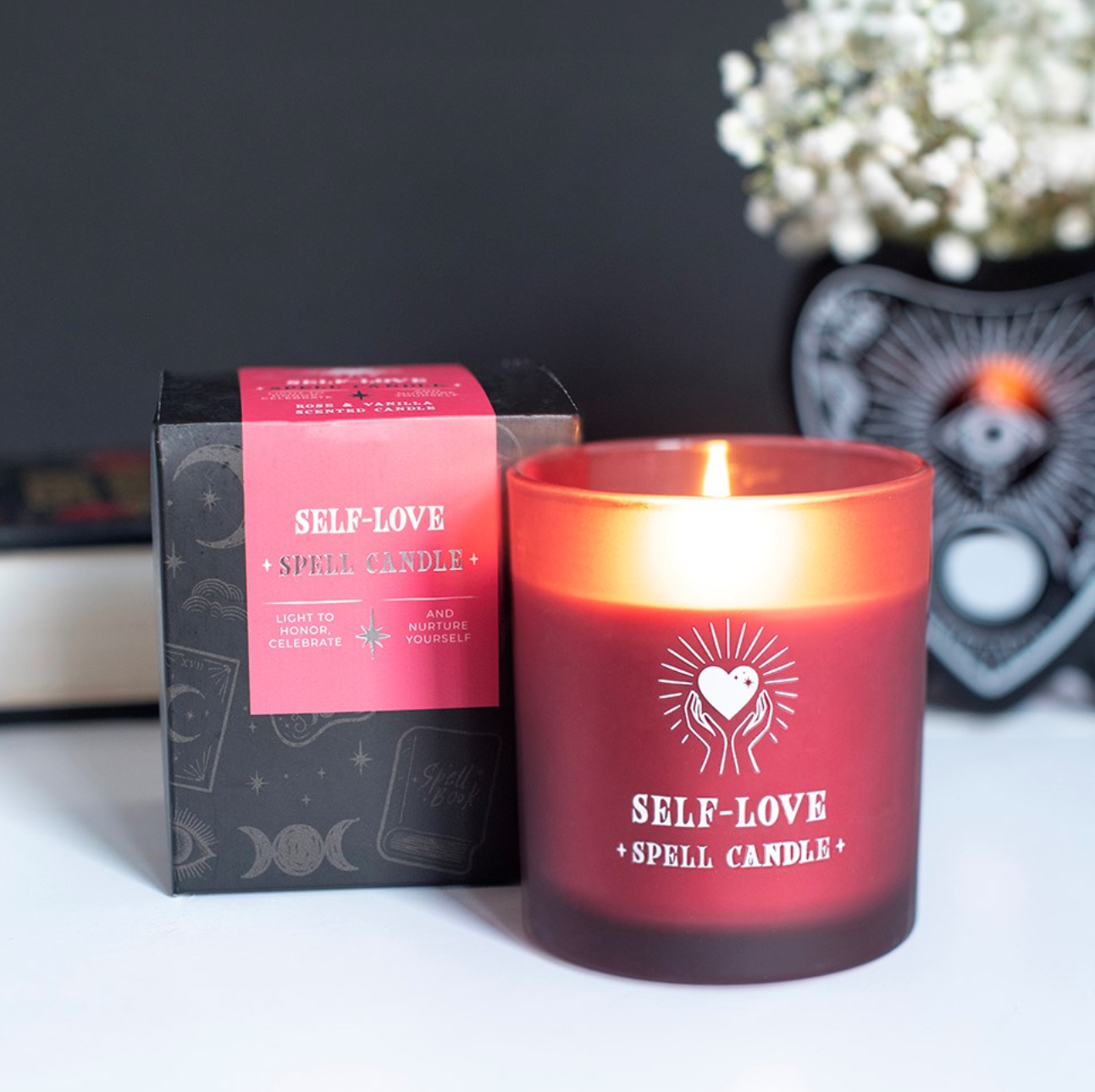 Self Love Rose and Vanilla Scented Candle