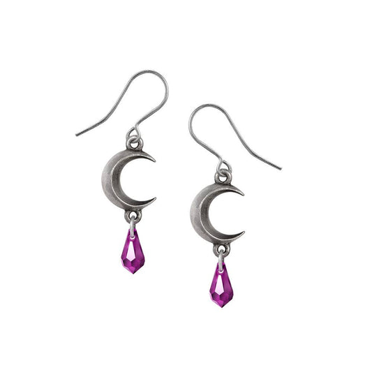Tears of the Moon - Amethyst - Dropper Earring Pair
