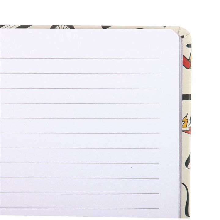 Retro 80s Arcade Print A5 Notebook