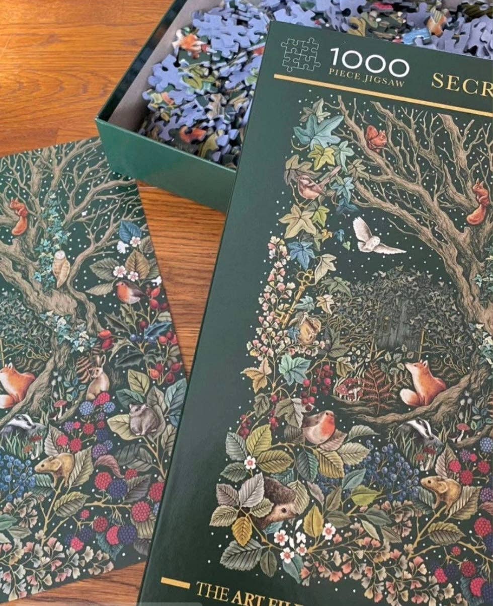 The Art File: Secret Garden 1000 Piece Jigsaw Puzzle