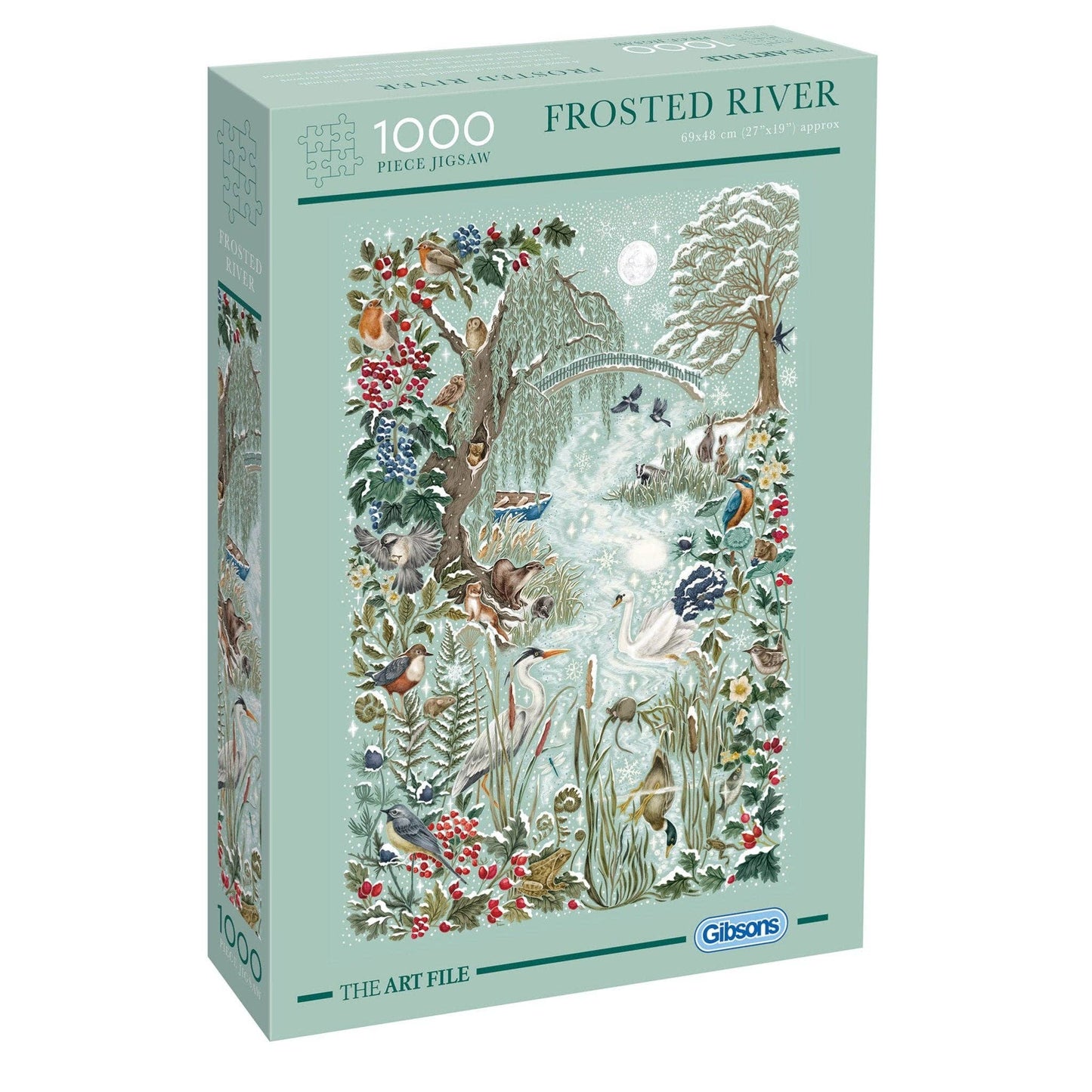 The Art File: Frosted River 1000 Piece Jigsaw Puzzle