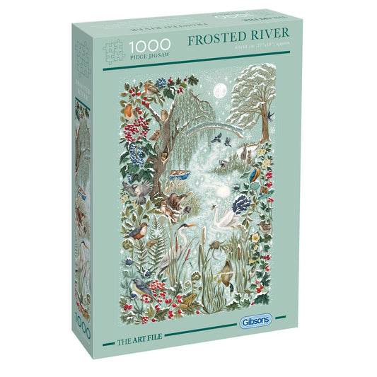The Art File: Frosted River 1000 Piece Jigsaw Puzzle