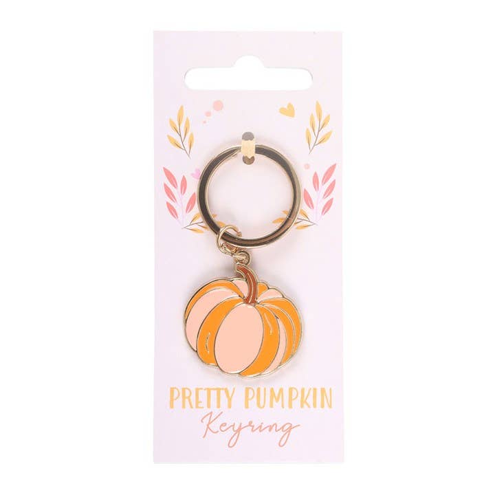 Pretty Pumpkin Autumn Keyring