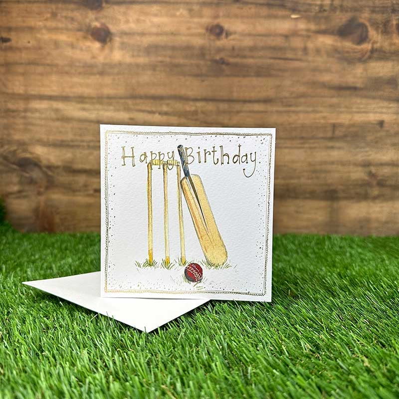Birthday Cricket Greeting Card