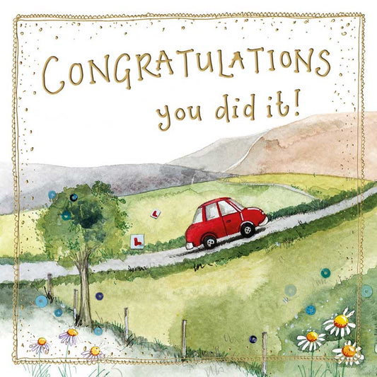 Congratulations New Driver Greeting Card
