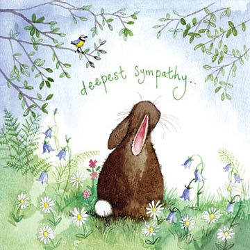 Sympathy Bunny Card