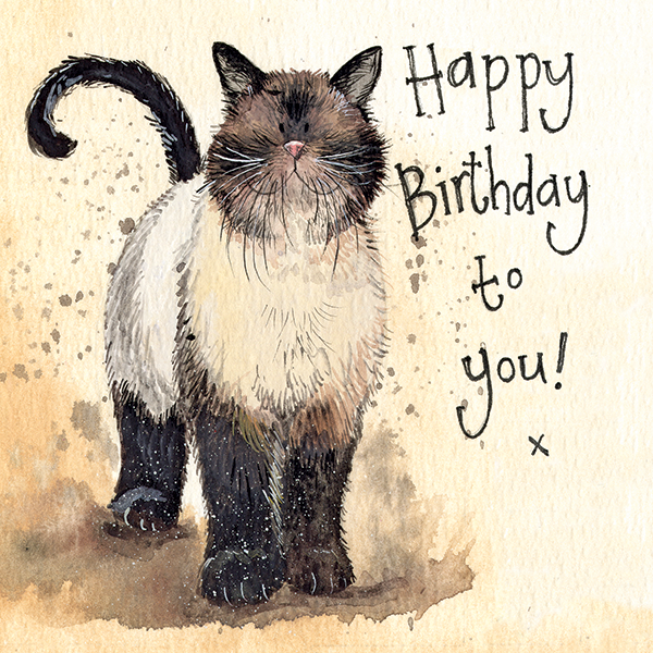 Coco Cat Birthday Card