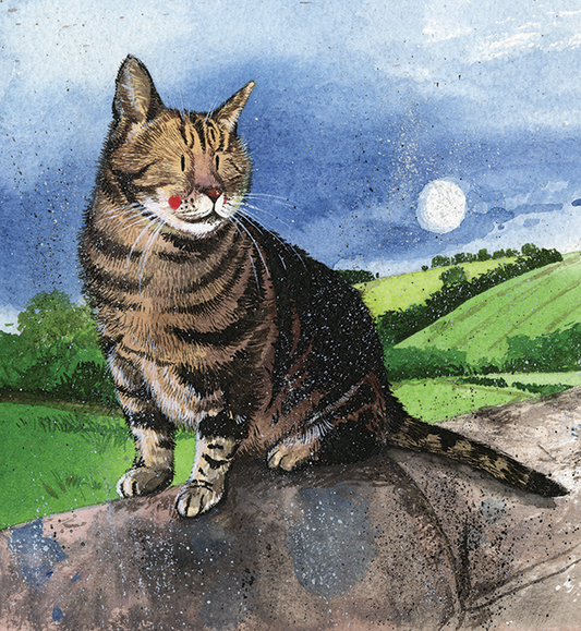 Moon Cat Card
