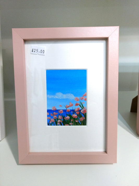 Coastal Flowers In Frame