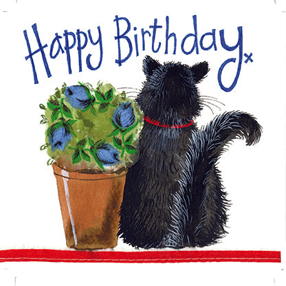 Cat Birthday Greeting Card