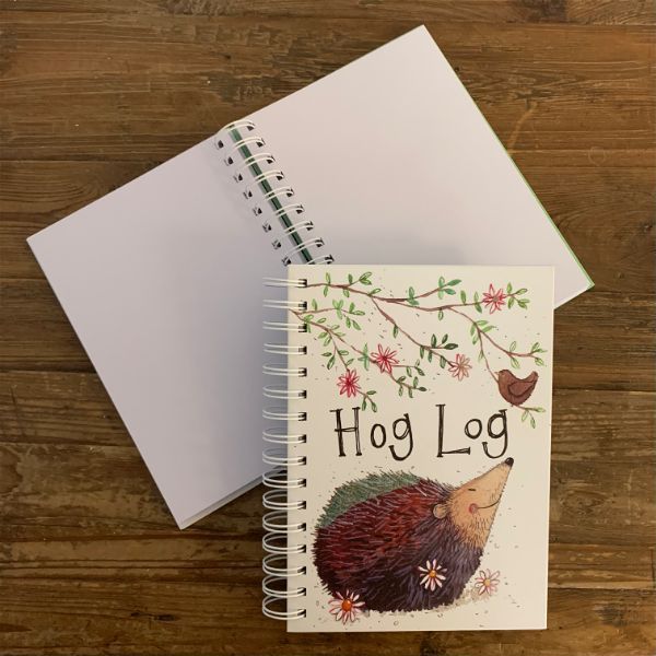 Hog log Hedgehog Spiral Journal