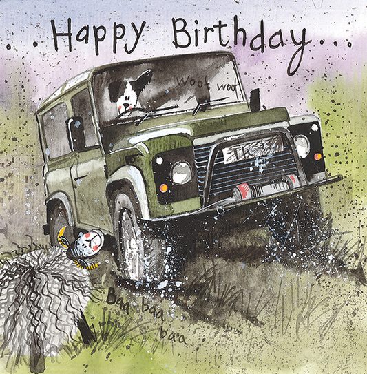 Off Roading 4x4 Birthday Card