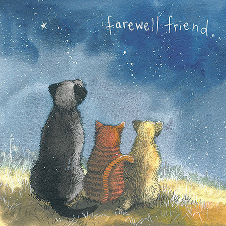 Farewell Friend Pet Sympathy Card