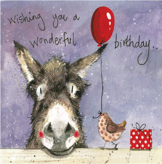 Donkey Birthday Card