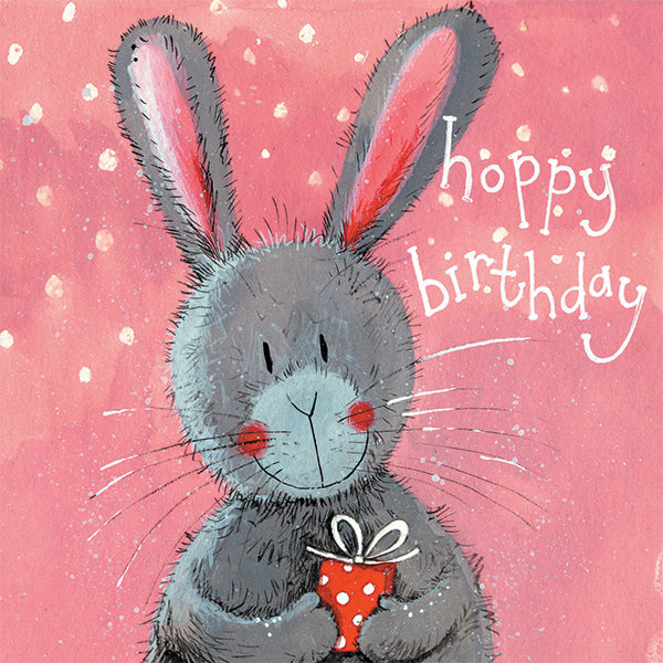 Bunny Hoppy Birthday Card