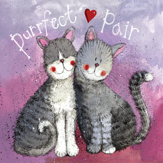 Purrfect Pair Birthday Card