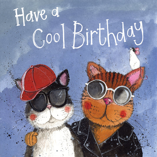 Cool Cats Birthday Card