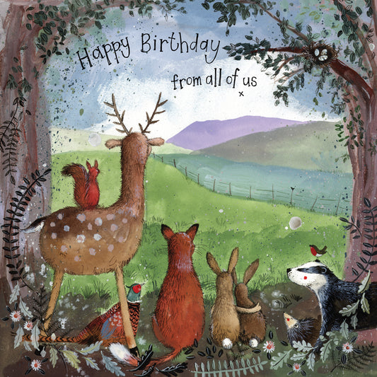 Forest Friends Birthday Card