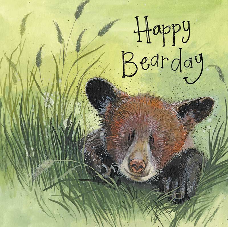 Happy Bear Day Birthday Card