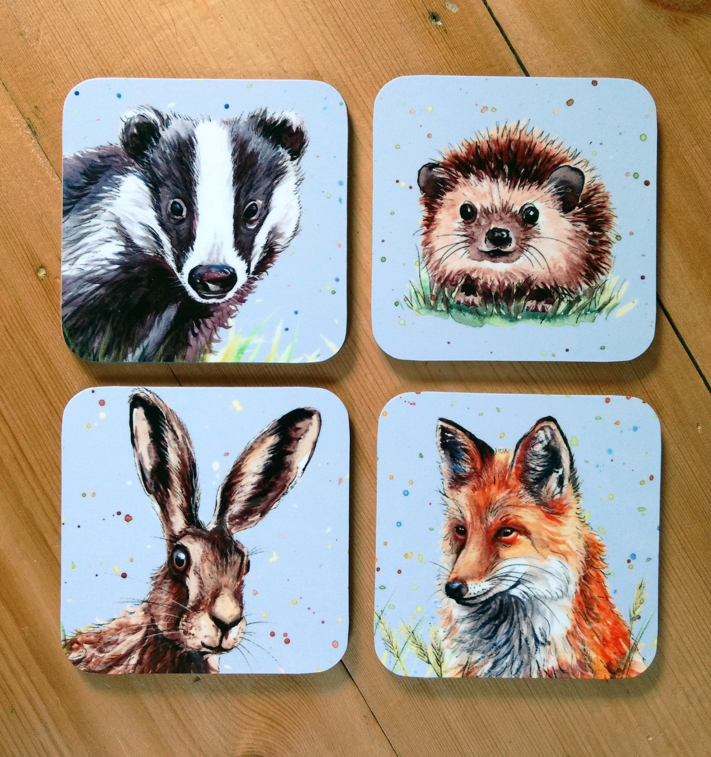 Woodland Animals Coaster Set