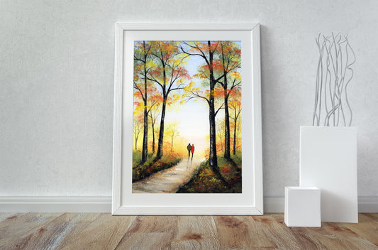 Autumn Walk - A3 Print