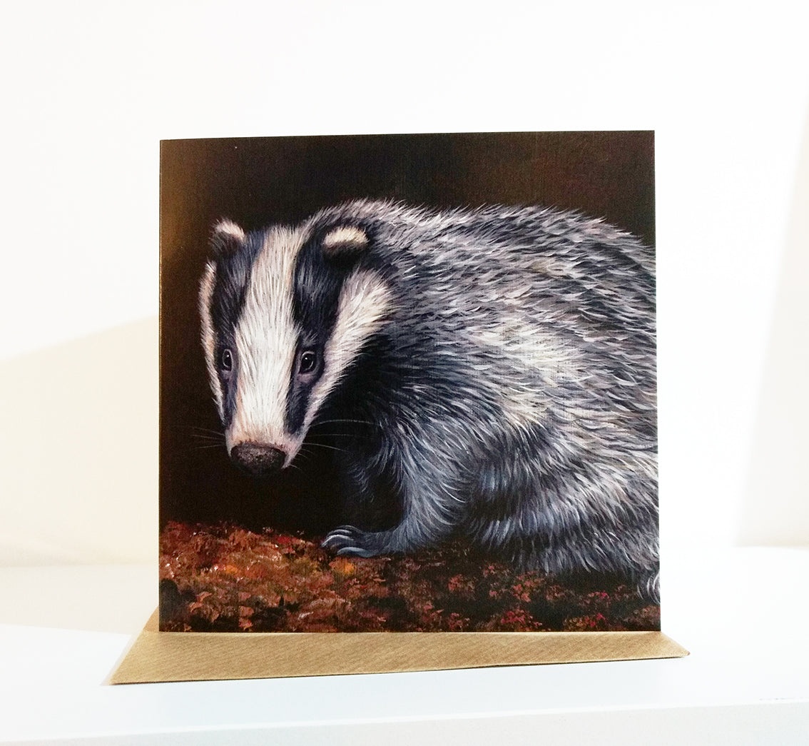 Badger Greeting Card