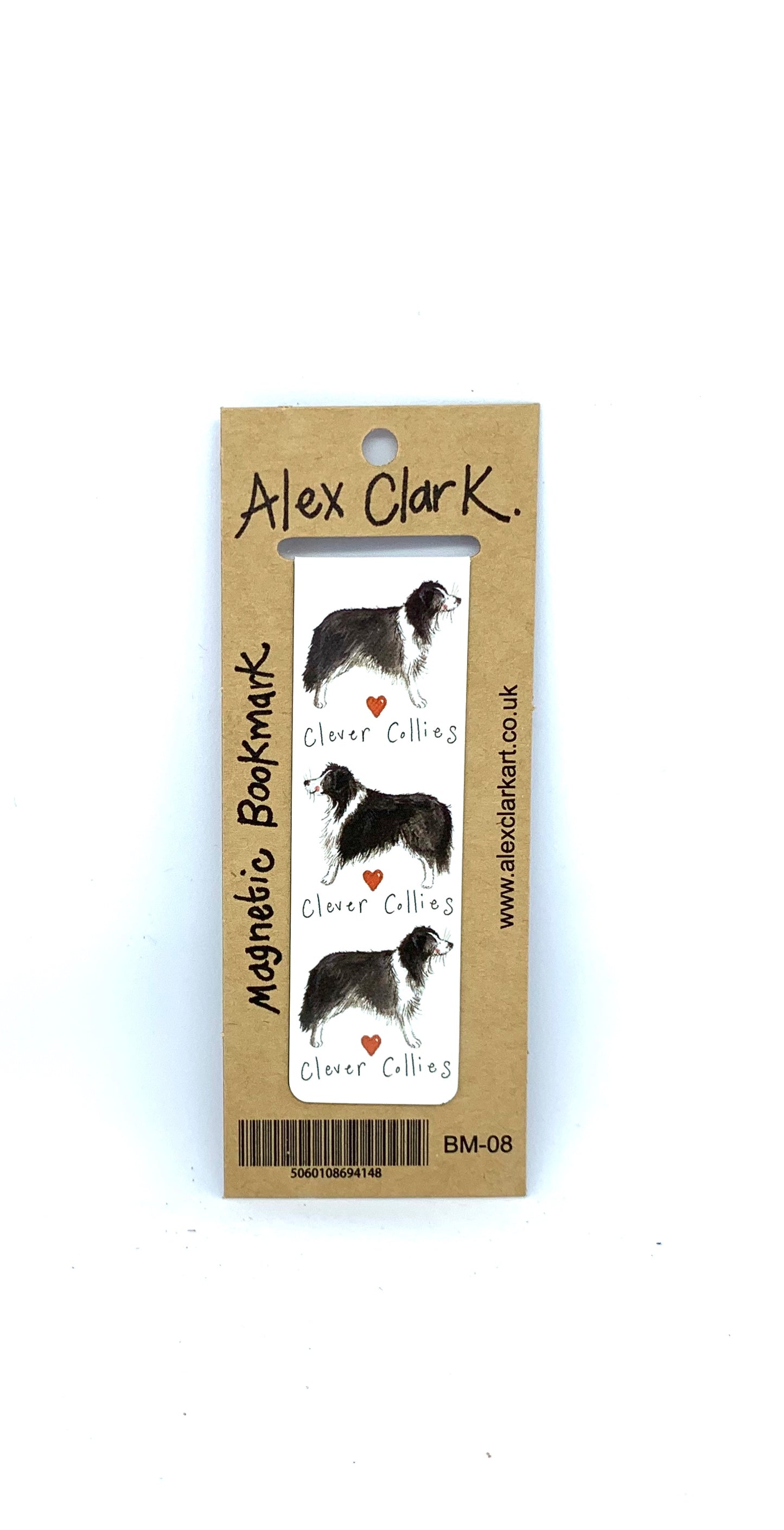 Clever Collies Dog Magnetic Bookmark