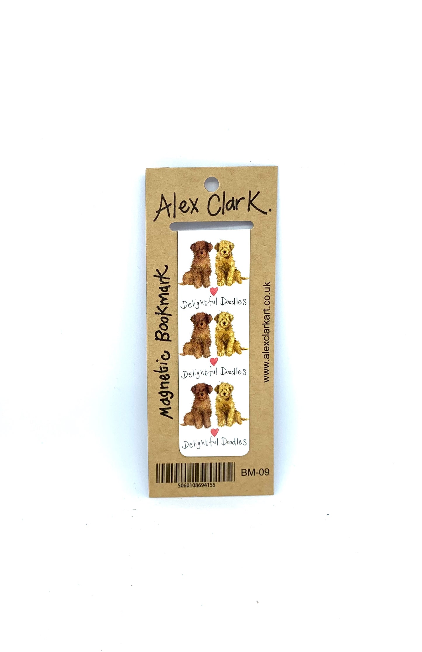 Delightful Doodles Dog Magnetic Bookmark