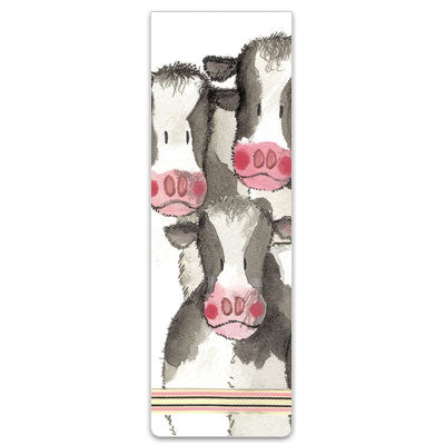 Happy Herd Cows Magnetic Bookmark