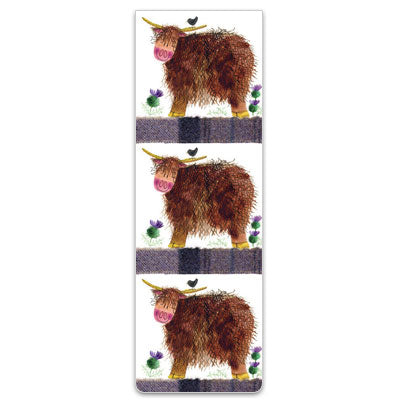 Hamish Highland Cow Magnetic Bookmark