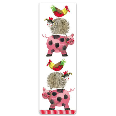 Farmyard Acrobats Magnetic Bookmark