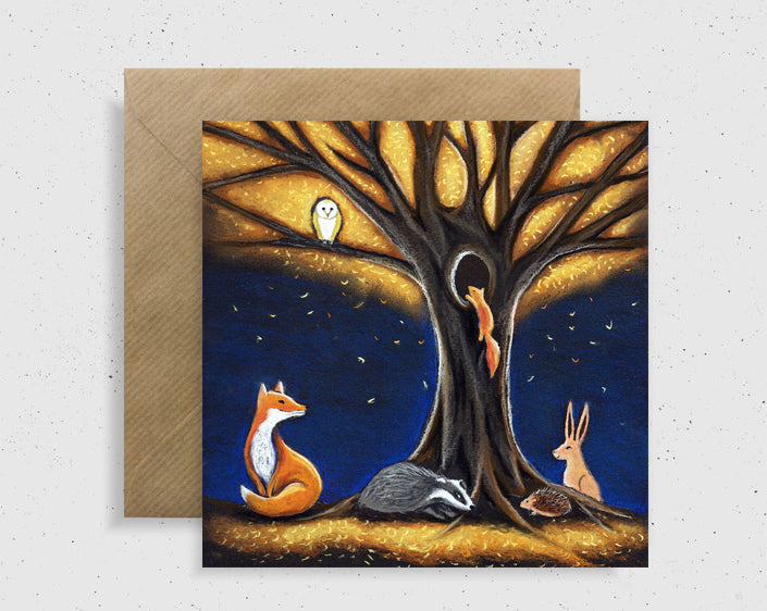 In The Woods Greeting Card
