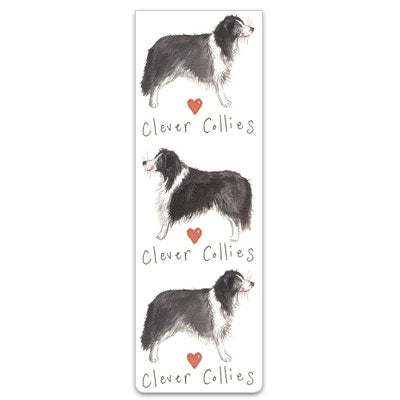 Clever Collies Dog Magnetic Bookmark