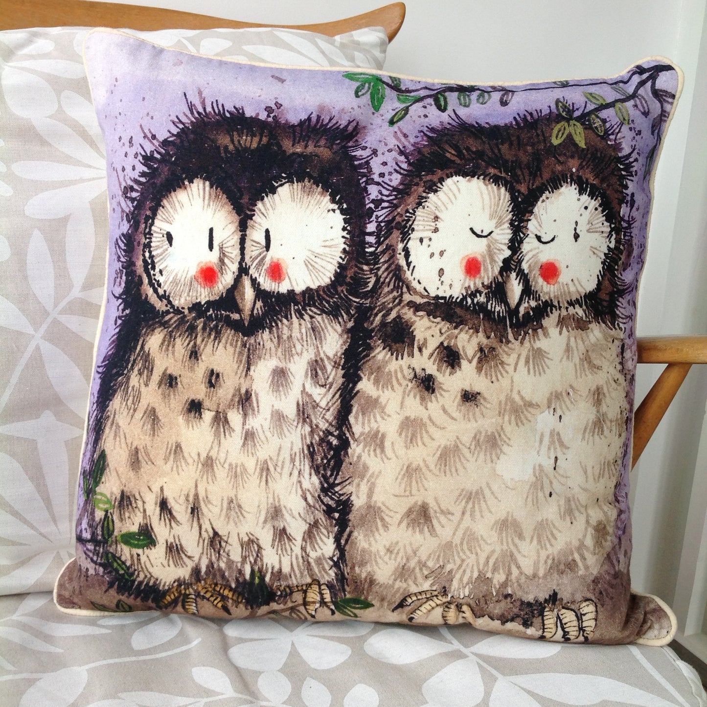 Duo Owl Cushion