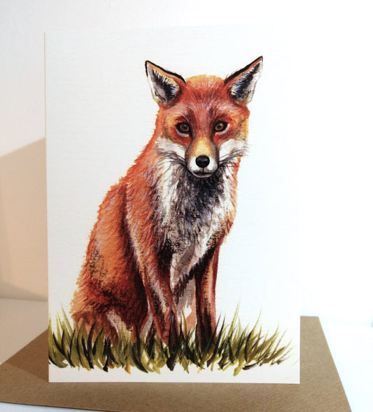 Fox Greeting Card