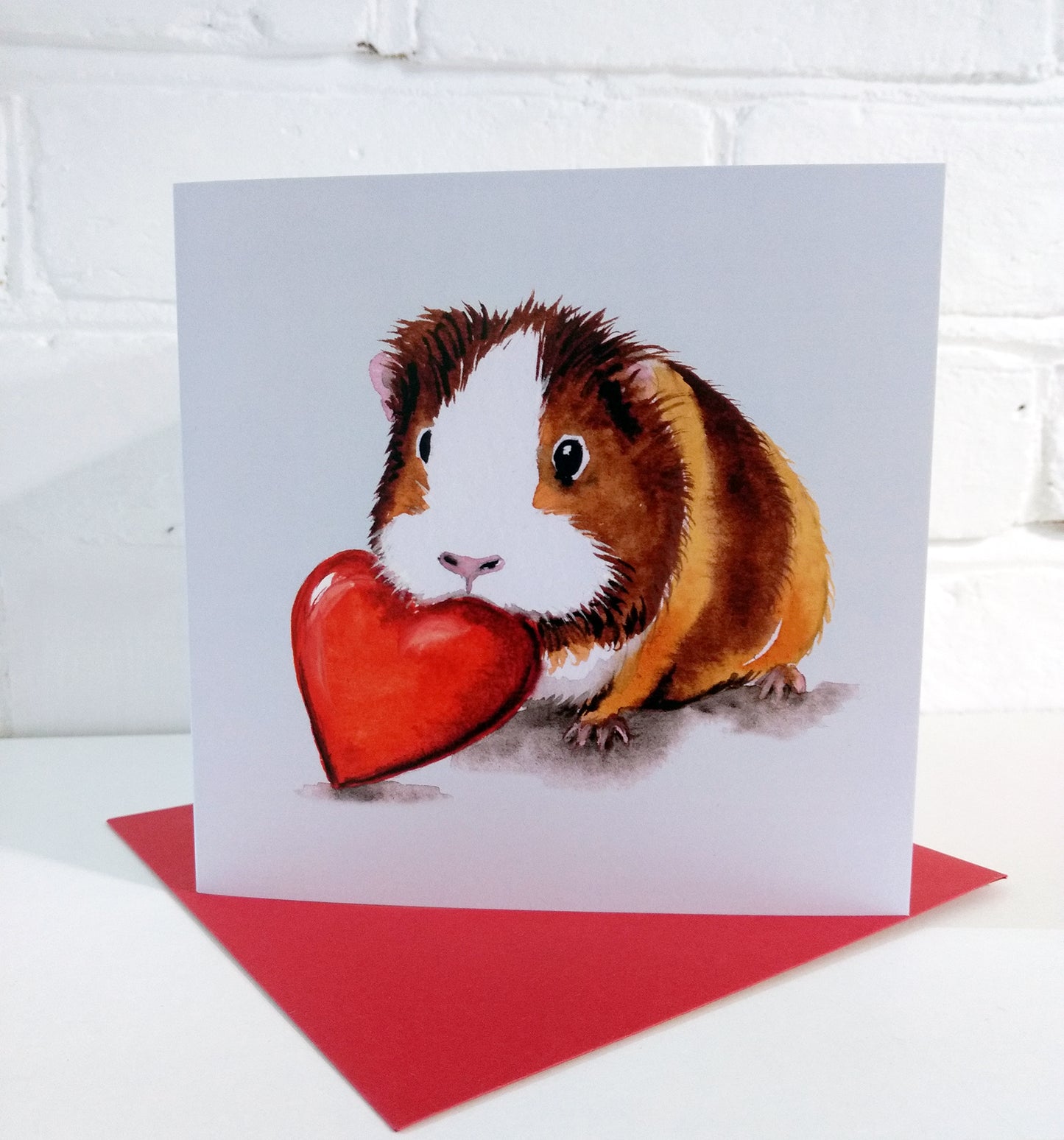 Guinea Pig Love Greeting Card