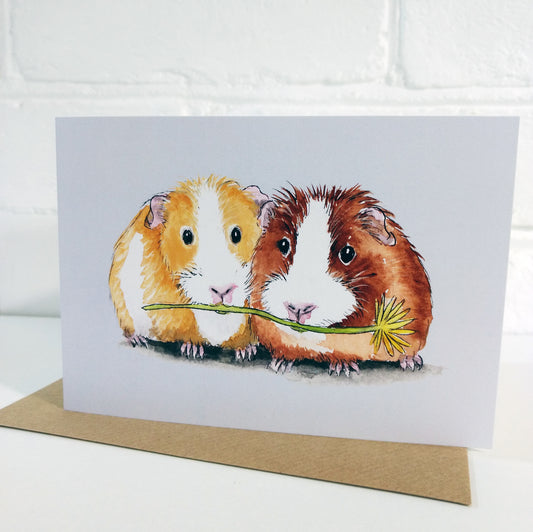 Guinea Pigs Card A6