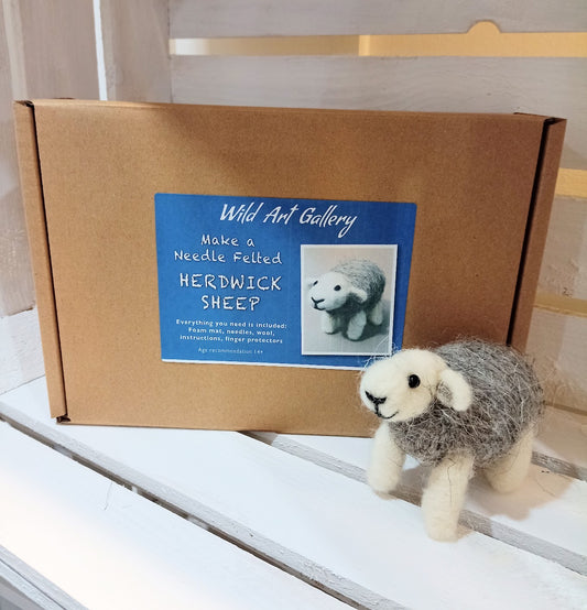 Herdwick Sheep needle Felting Craft Kit