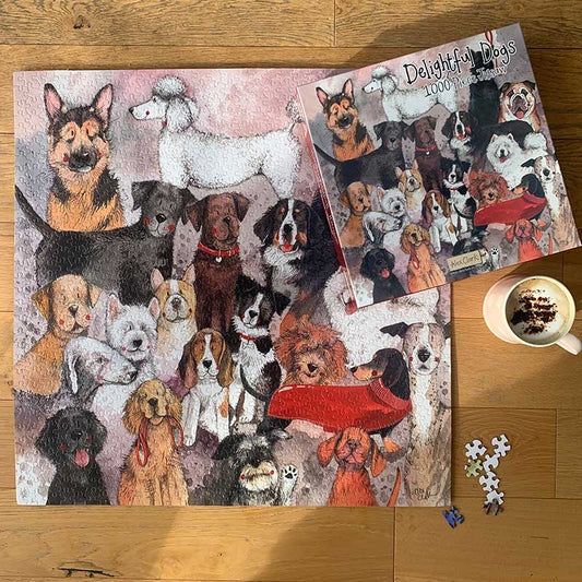 Delightful Dogs Jigsaw - 1000 piece