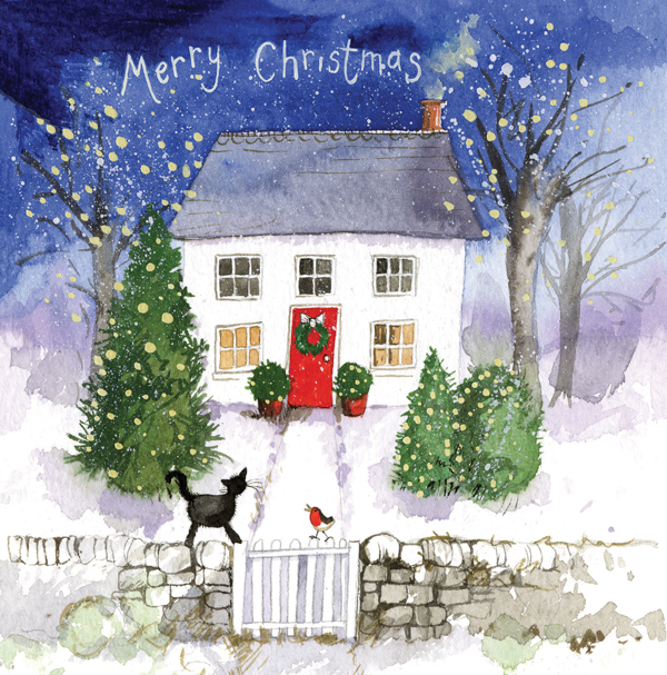 Christmas Cottage Card Pack