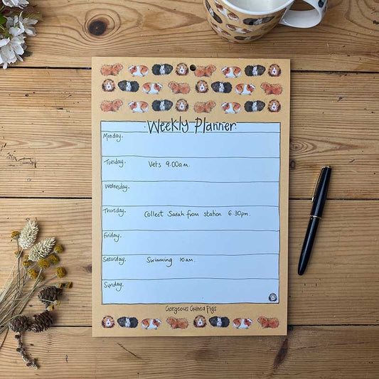 Guinea Pig Weekly Planner