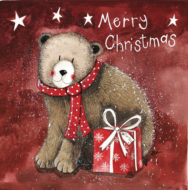 Bear Christmas Card Pack