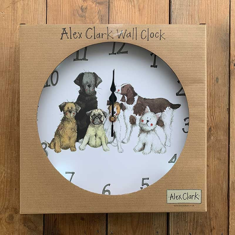 Clock - Delightful Dogs