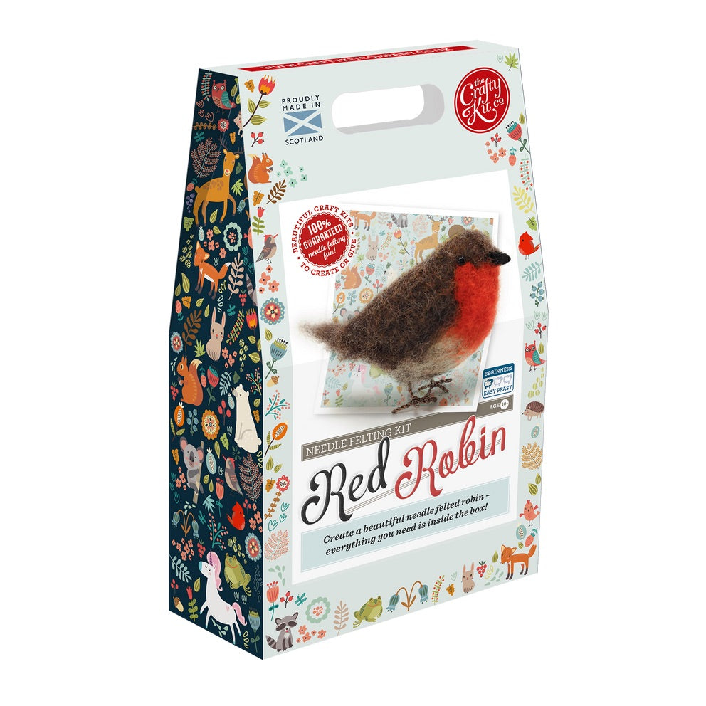 Red Robin Needle Felting Craft Kit