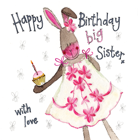 Big Sister Birthday Greeting Card